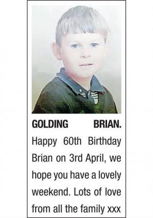 BRIAN GOLDING