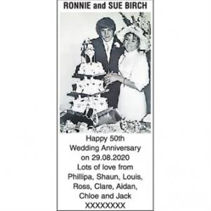 RONNIE and SUE BIRCH