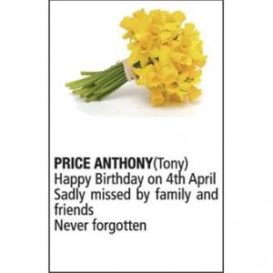 ANTHONY (Tony) PRICE