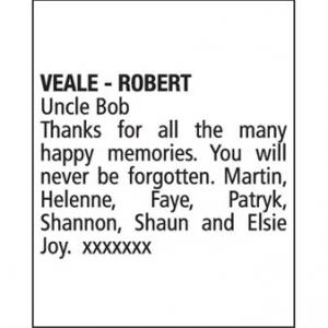 ROBERT VEALE