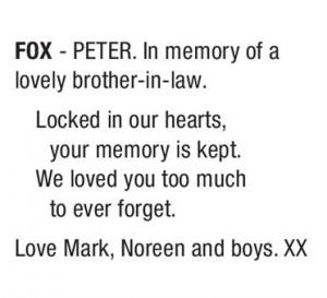 PETER FOX