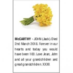 JOHN (JACK McCARTHY)