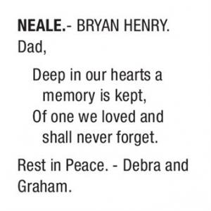 BRYAN HENRY NEALE