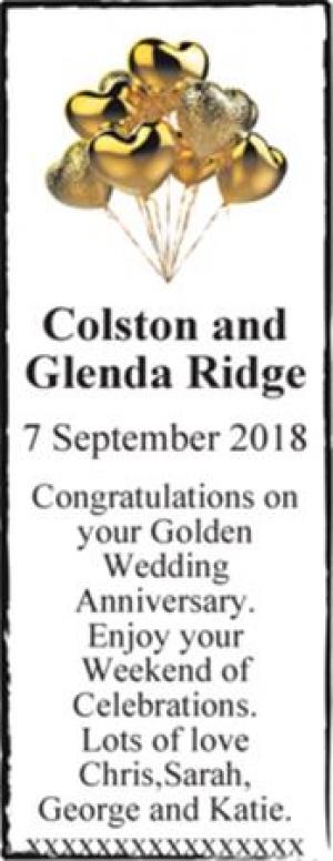 Colston and Glenda Ridge