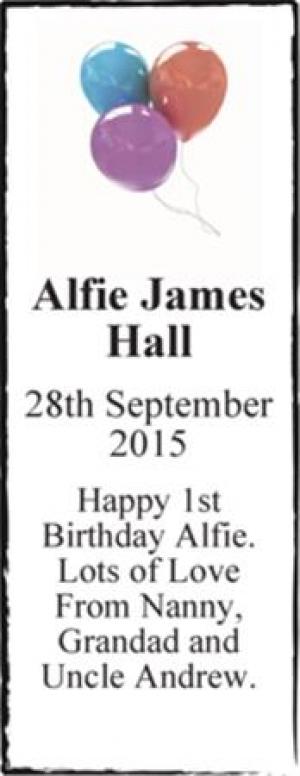 Alfie James Hall