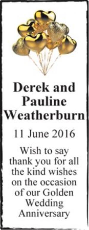 Derek and Pauline Weatherburn