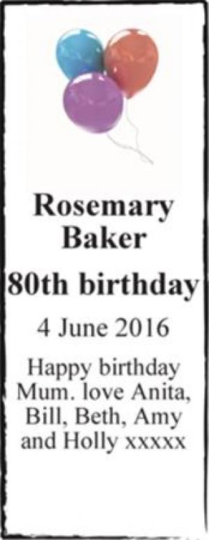 Rosemary Baker